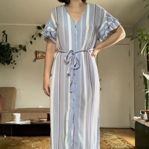 Button-down Midi Dress